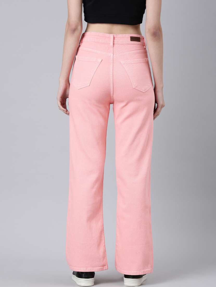 women's plain straight fit jeans - 20383221 -  Standard Image - 2