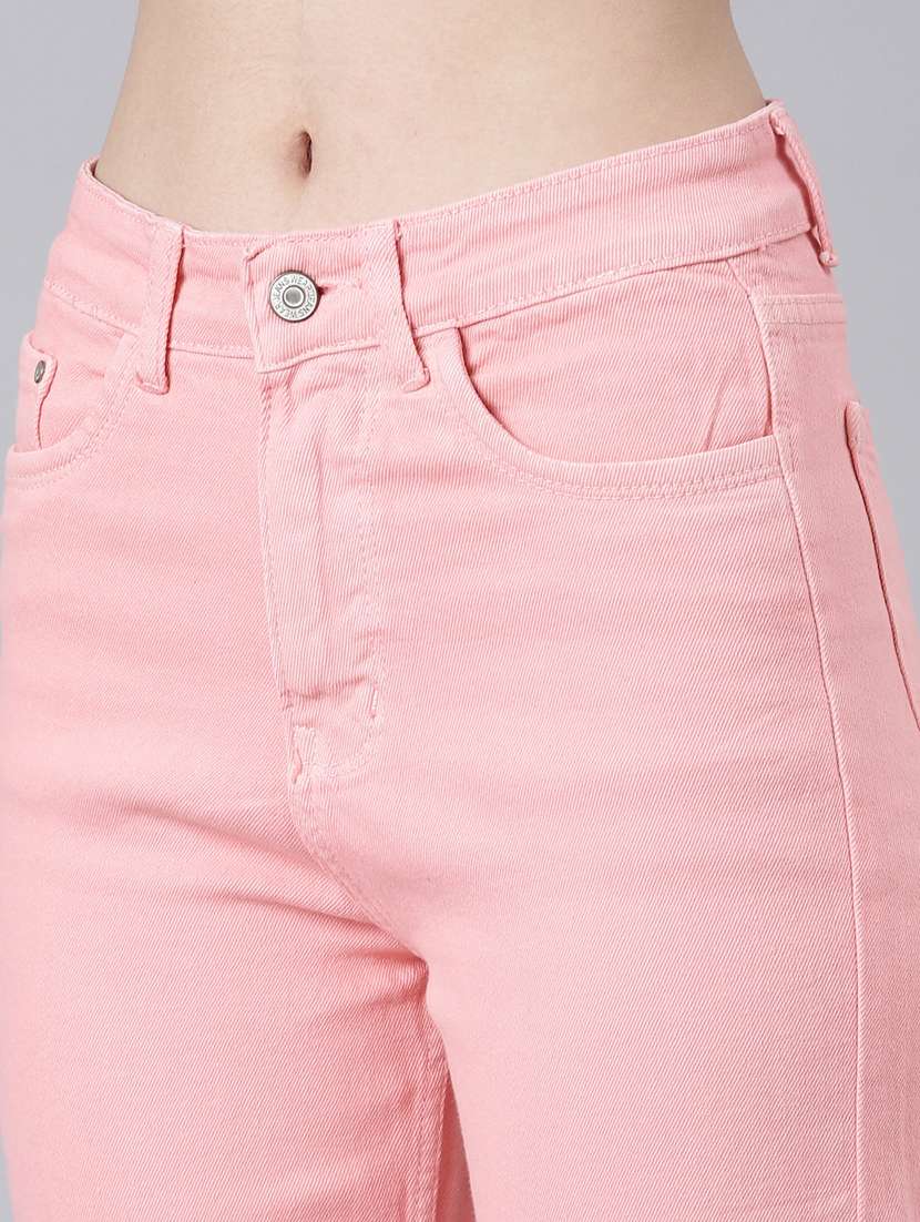 women's plain straight fit jeans - 20383221 -  Standard Image - 7