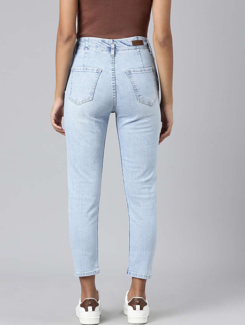 women blue denim jean - 20383223 - Standard Image - 2