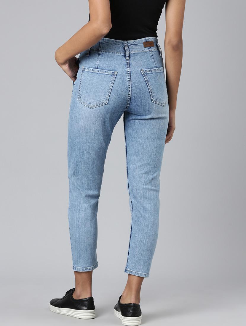 women's plain slim fit jeans - 20383224 - Standard Image - 2
