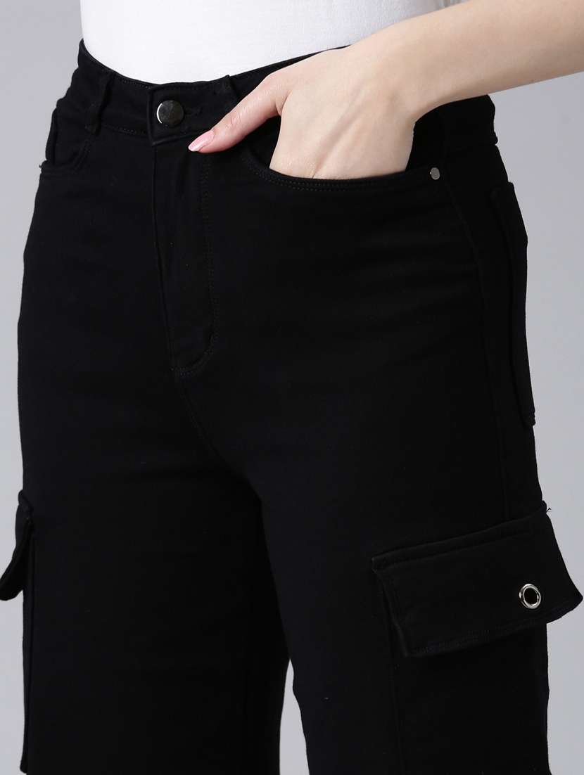 women's high rise solid cargo  - 20383248 -  Standard Image - 7