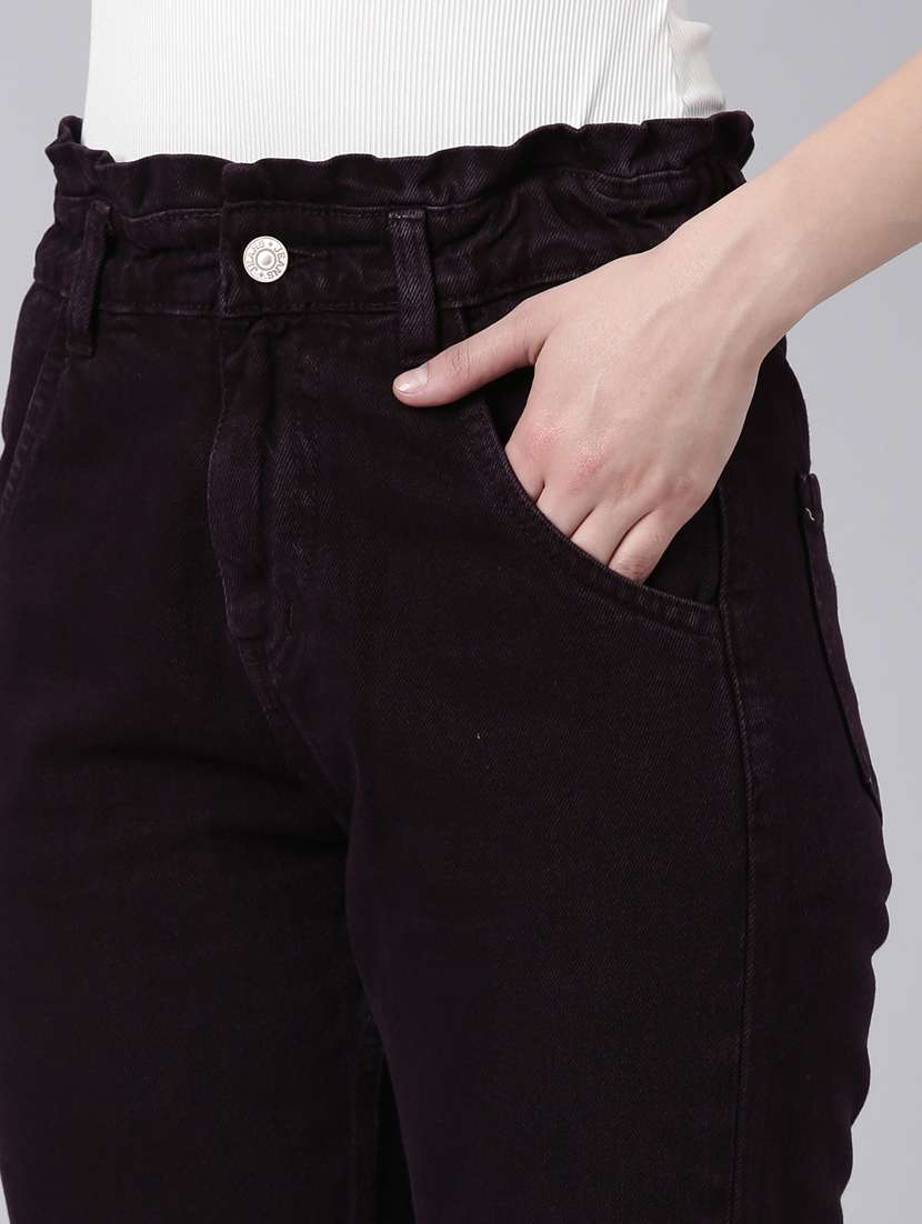 women's plain mom fit jeans - 20383251 -  Standard Image - 7