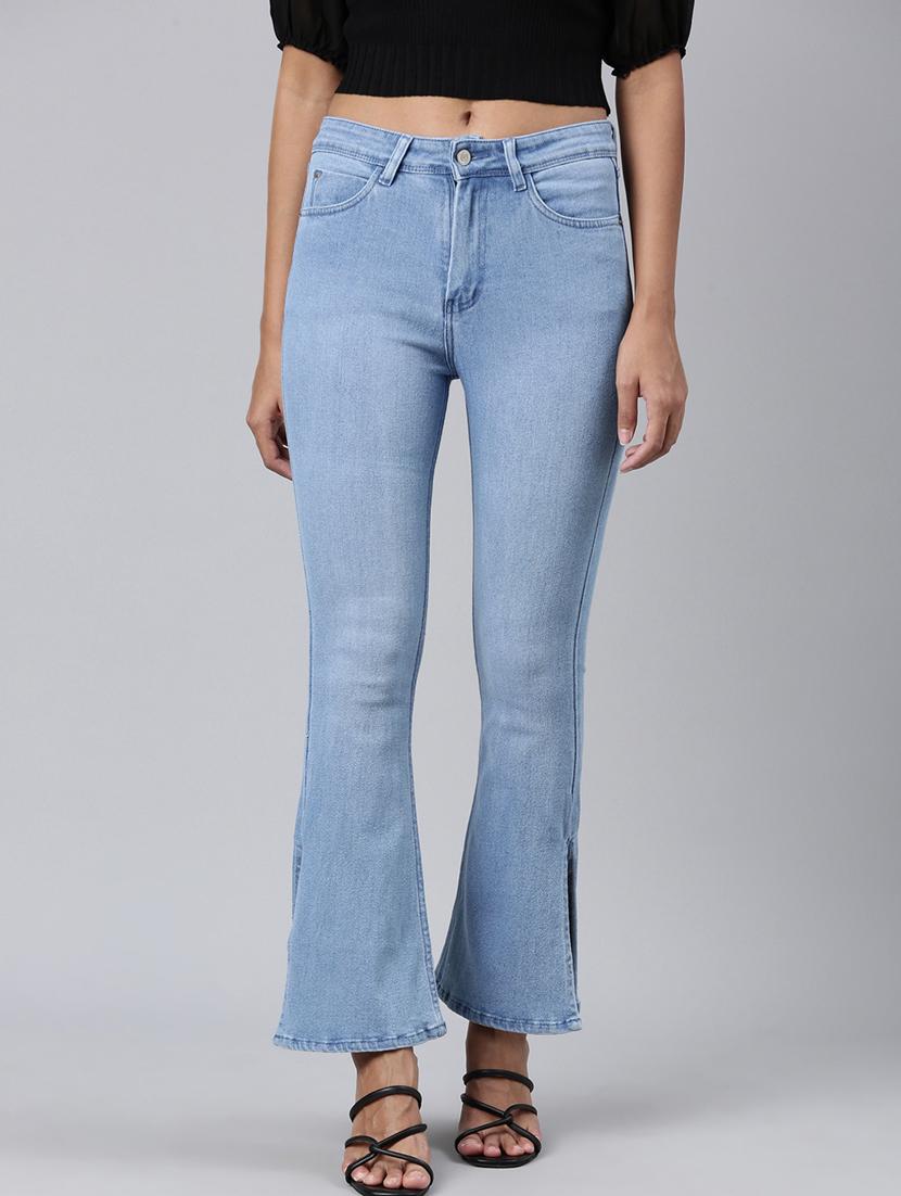 women's plain bootcut jeans - 20383260 - Zoom Image - 0