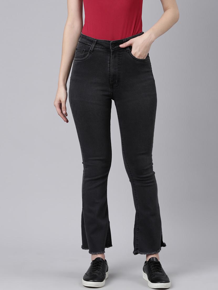 women's plain bootcut jeans - 20383262 - Zoom Image - 0