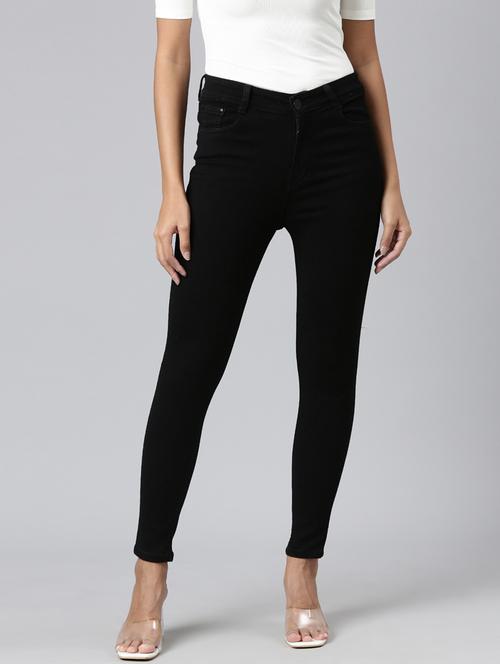 women's plain slim fit jeans - 20383266 - Standard Image - 0