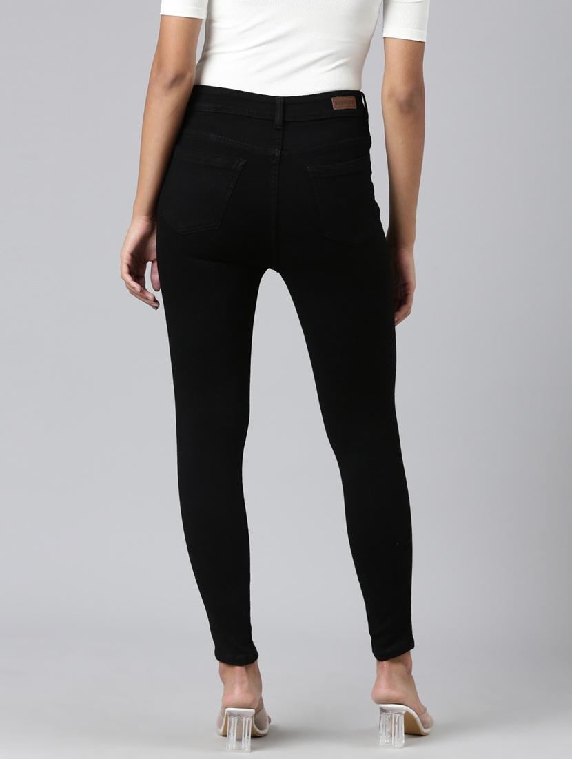 women's plain slim fit jeans - 20383266 - Standard Image - 2