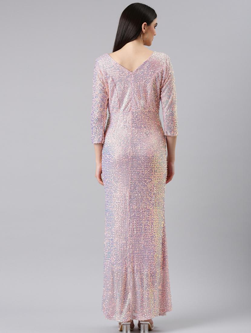 pink embellished bodycon dress - 20383336 - Standard Image - 2