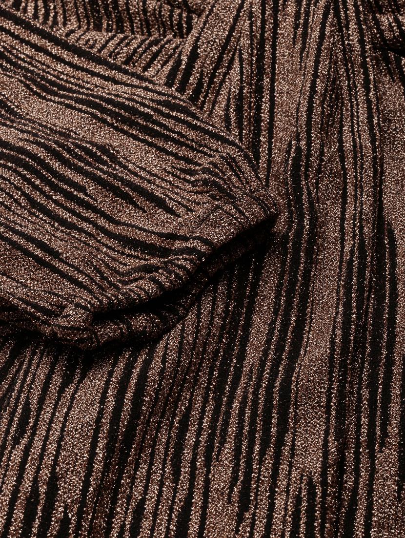 women brown nylon gown dress - 20383503 - Standard Image - 7