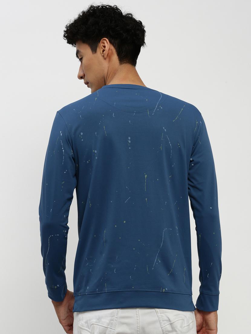 mens chest print sweatshirt - 20383857 - Standard Image - 2