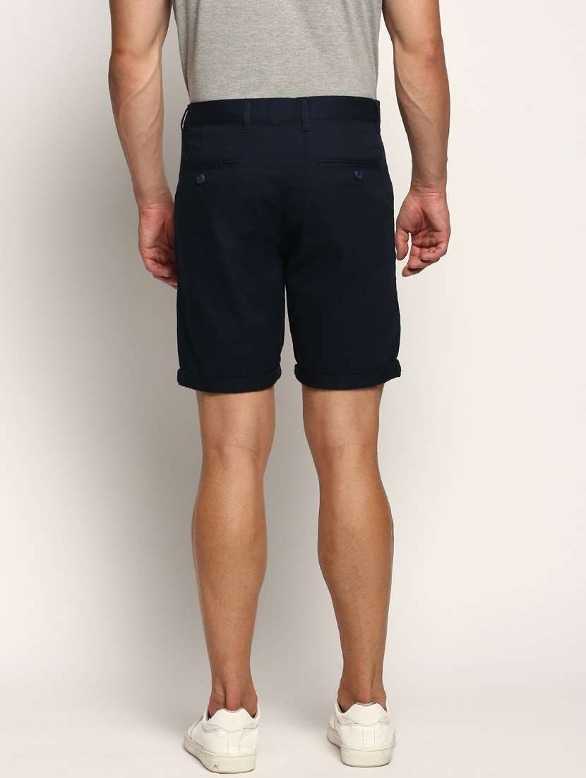 men solid mid rise chinos bermuda shorts - 20383891 -  Standard Image - 2