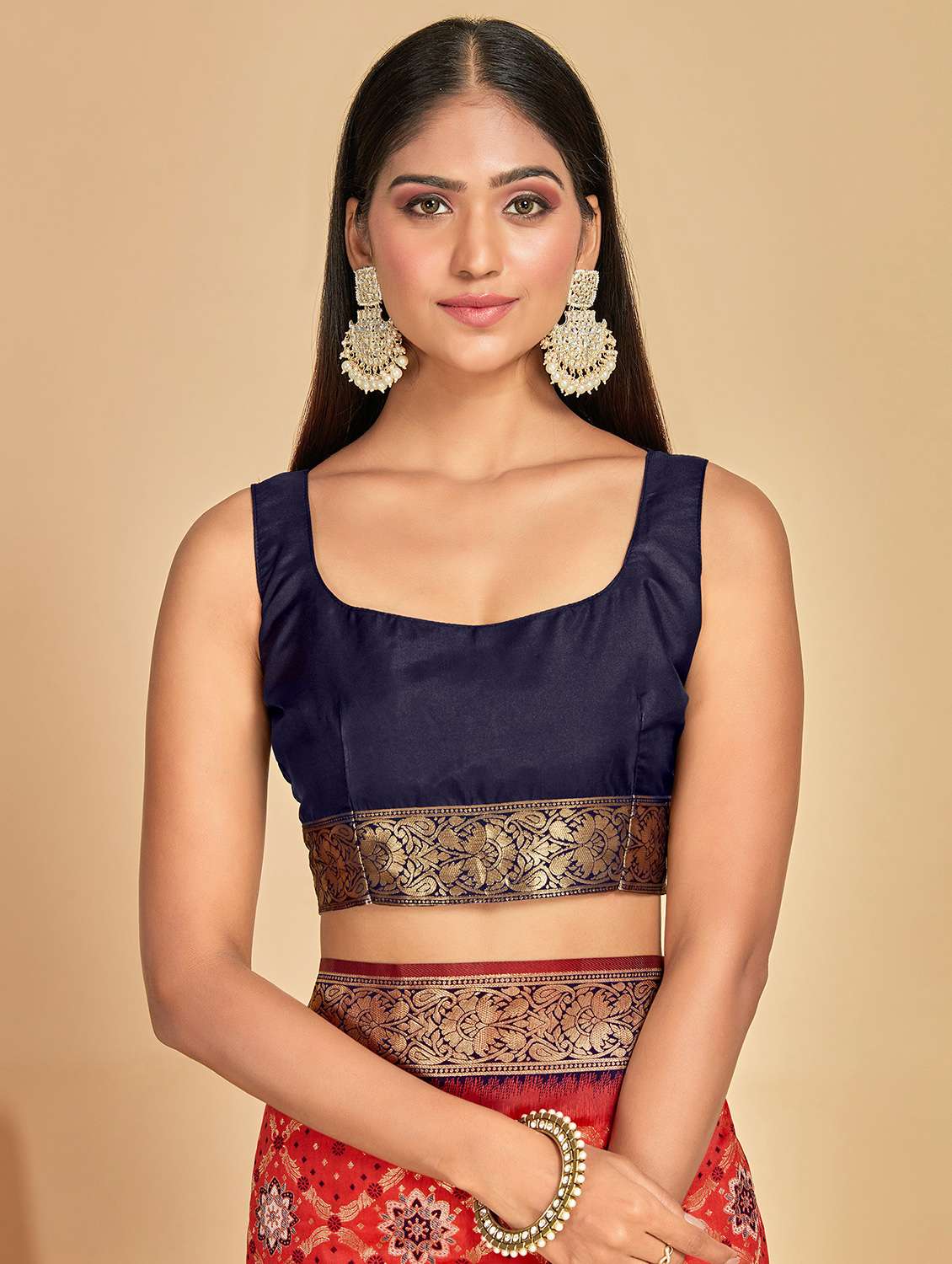 women's self design multi colored saree with blouse - 20384134 -  Standard Image - 2