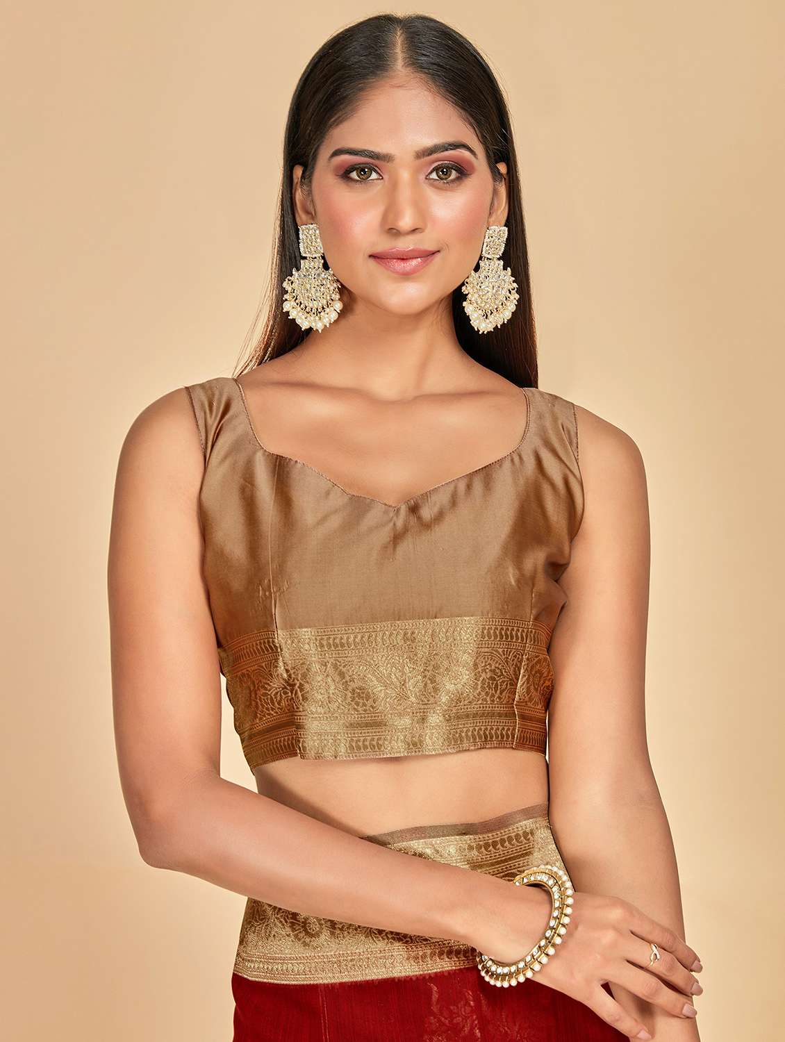 women's banarasi saree with blouse - 20384177 -  Standard Image - 2