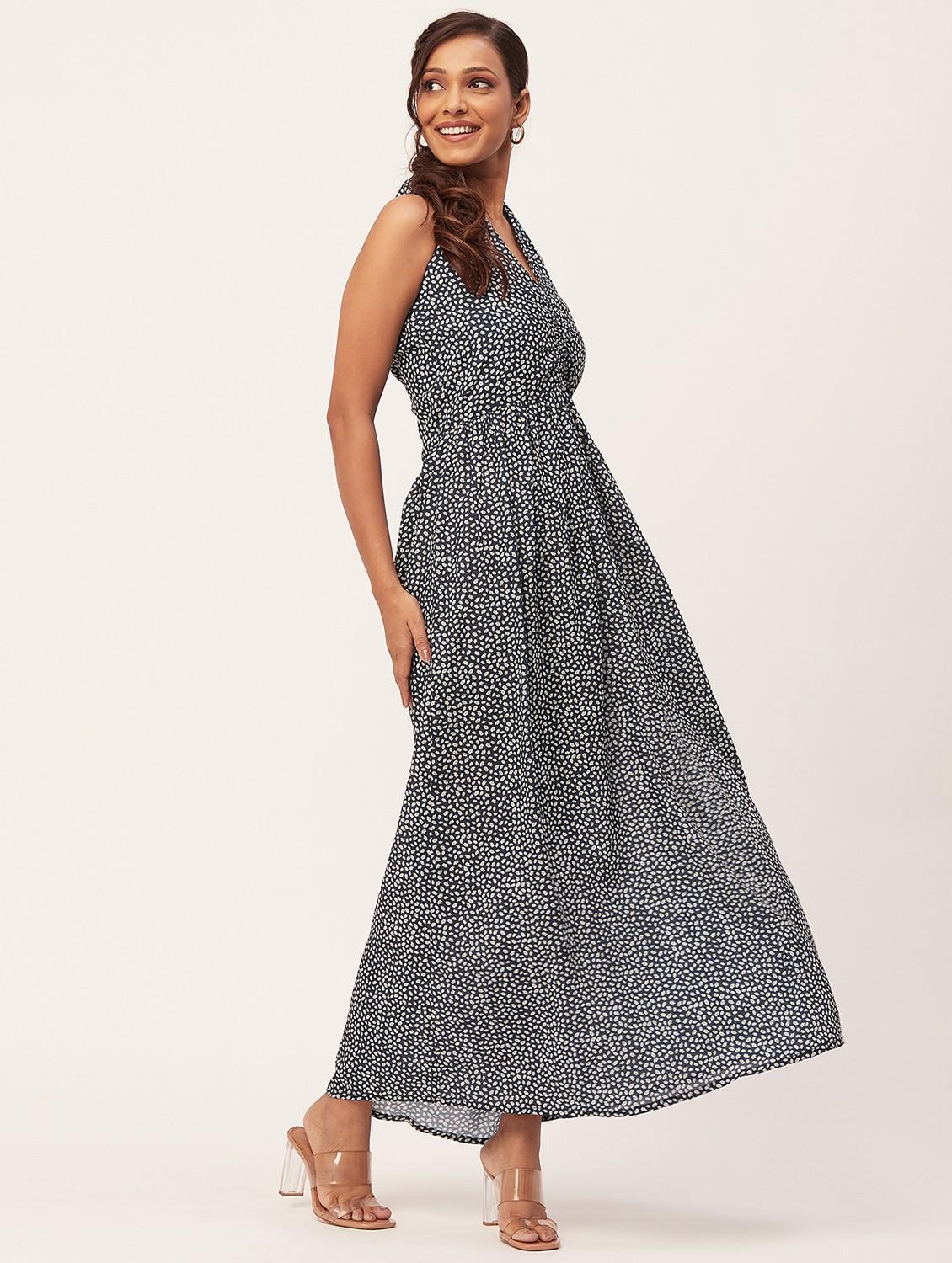 grey floral maxi dress - 20386228 - Standard Image - 2