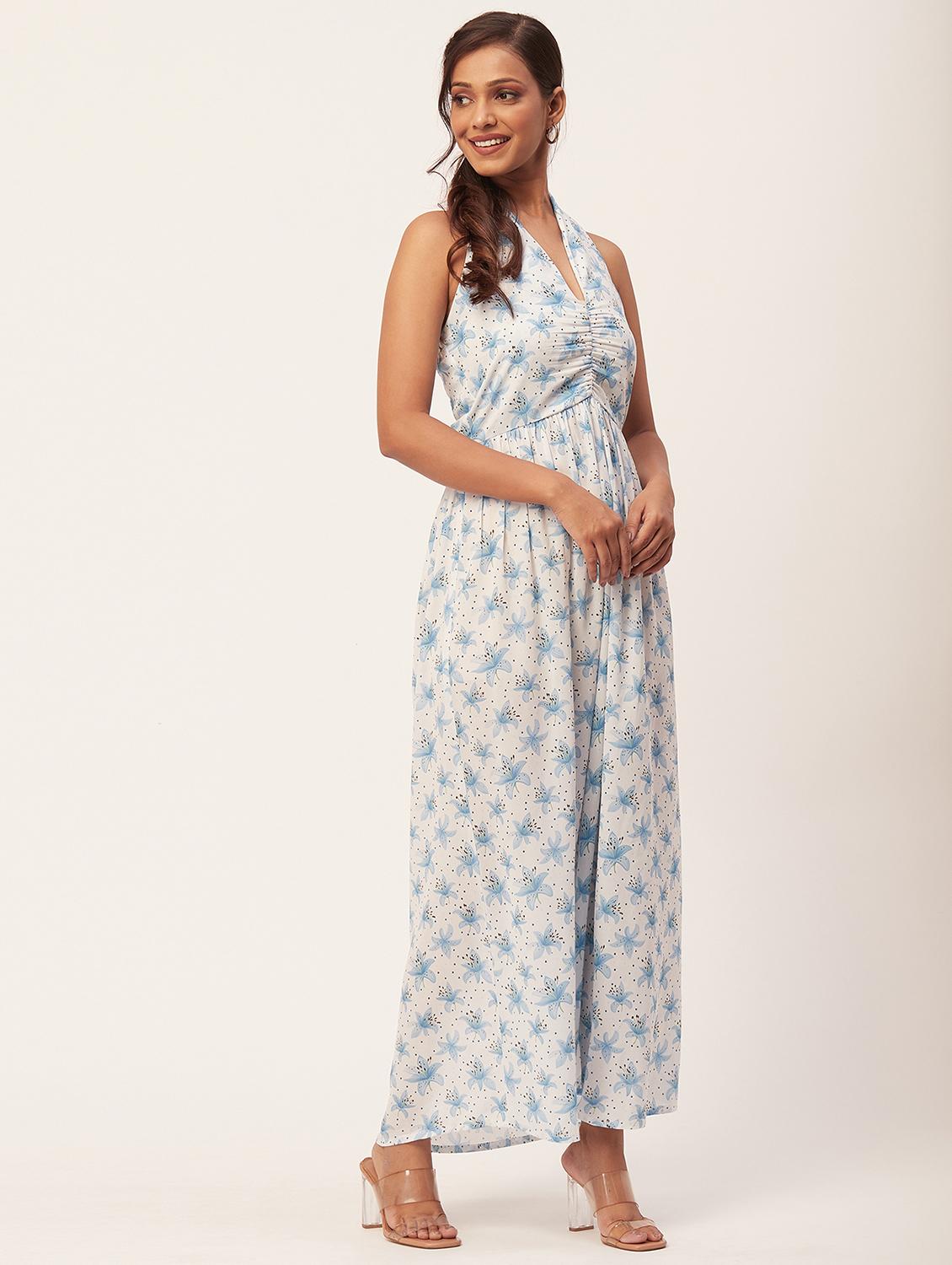optic white floral maxi dress - 20386230 - Standard Image - 2