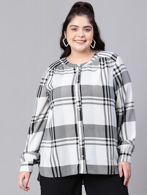 black check print regular shirt - 20386246 - Standard Image - 0