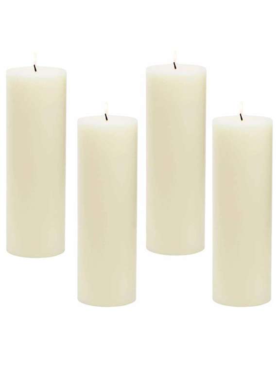 peepalcomm pillar candles combo set