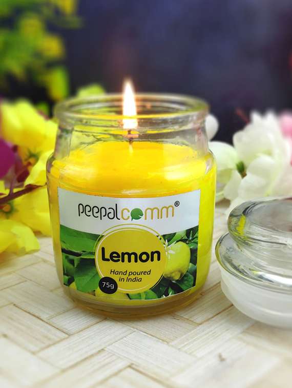 peepalcomm scented wax jar candle
