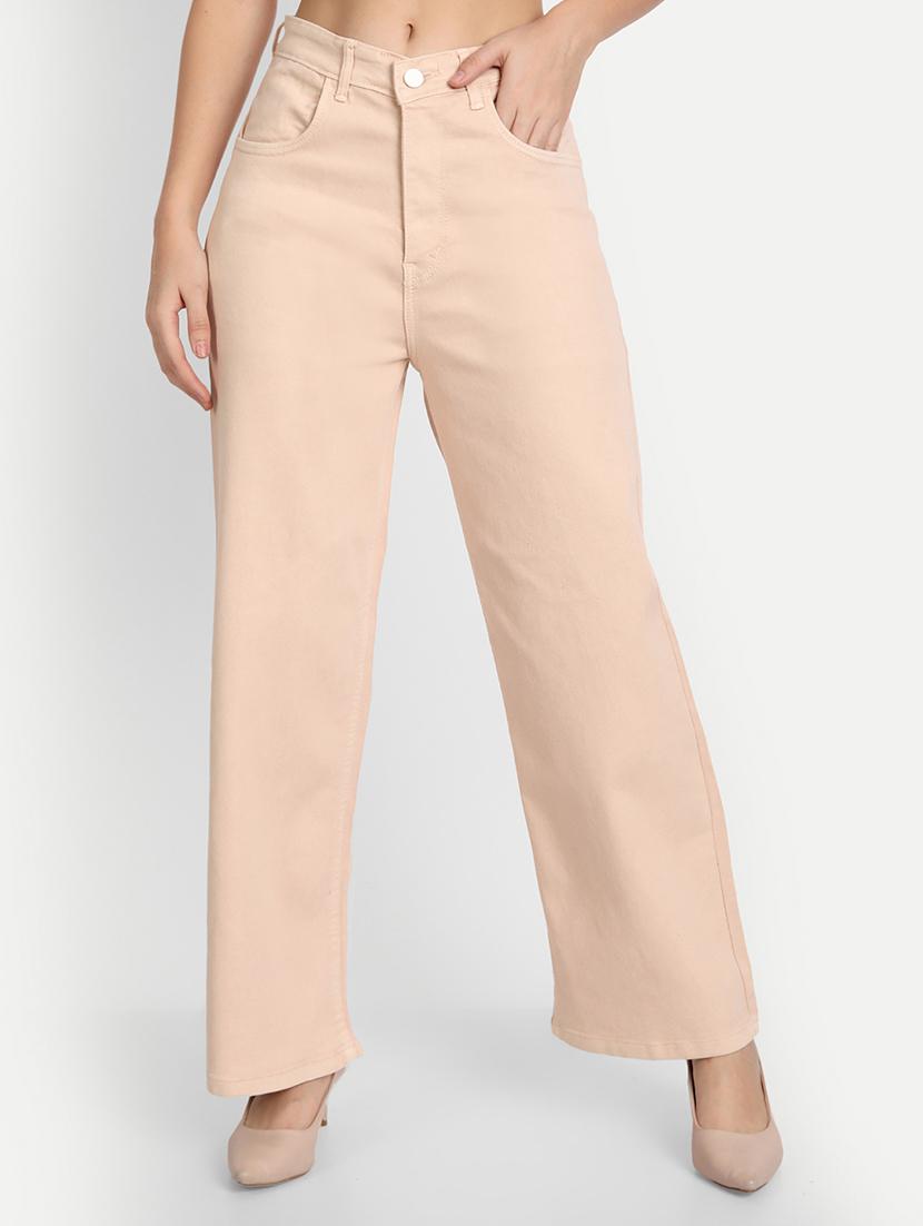 women's plain straight fit jeans - 20386488 - Zoom Image - 0