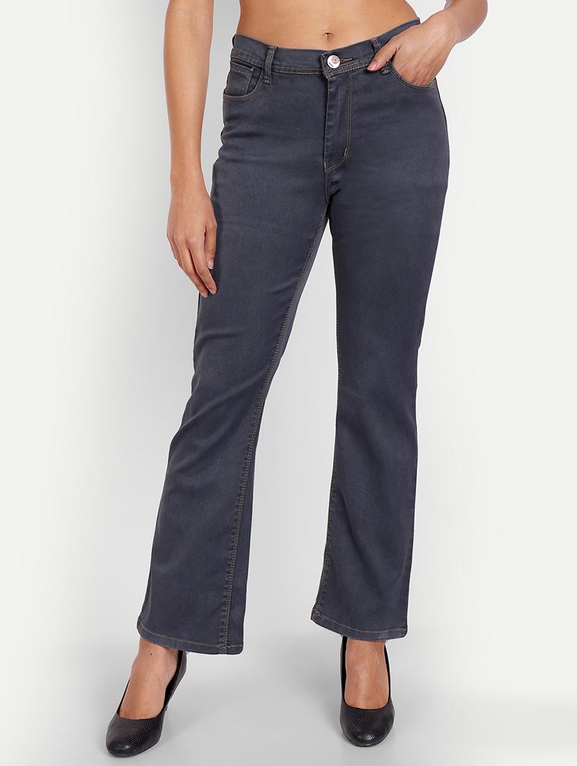 women's plain bootcut jeans - 20386497 - Zoom Image - 0