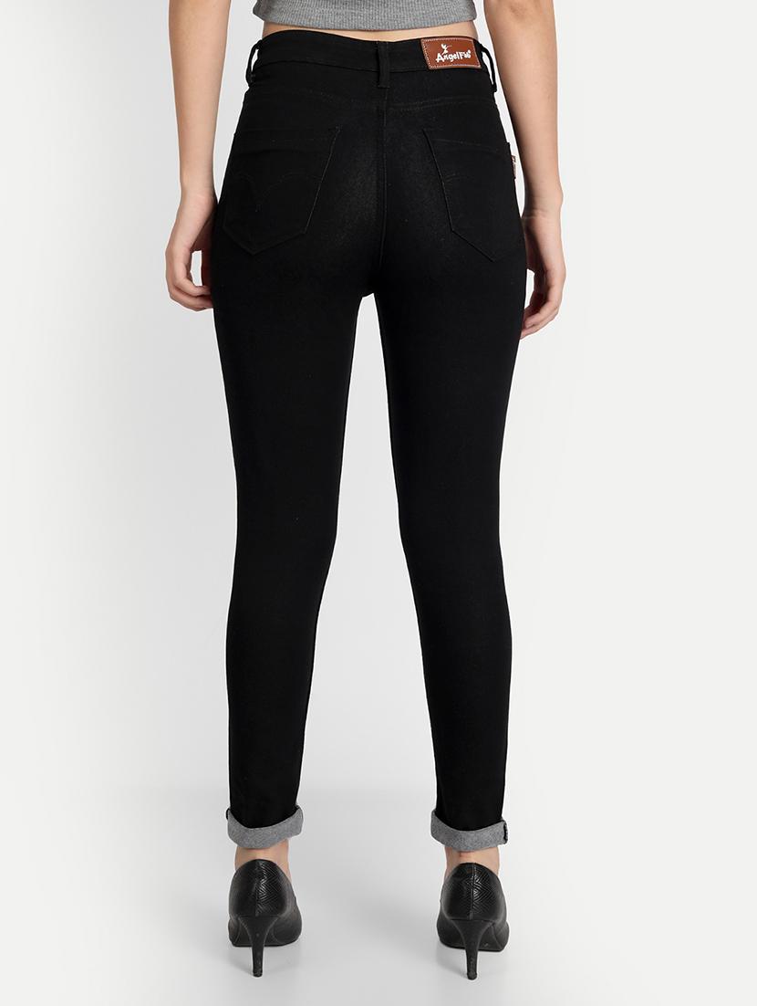 women's plain skinny fit jeans - 20386515 - Standard Image - 2