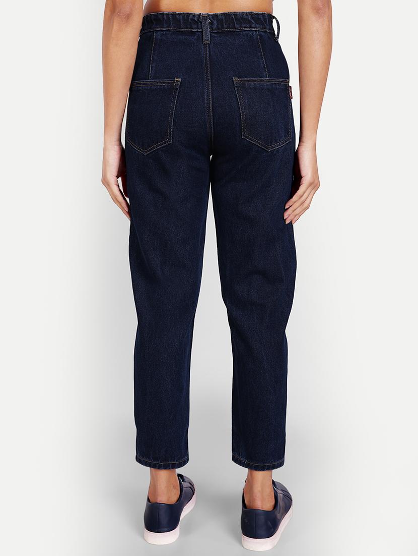 women's plain mom fit jeans - 20386522 - Standard Image - 2