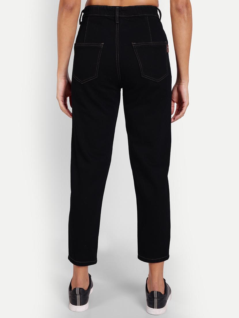 women's plain mom fit jeans - 20386524 - Standard Image - 2