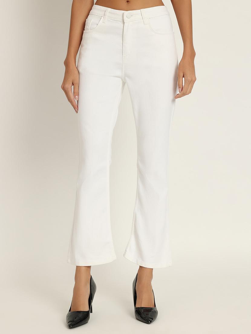 women's plain bootcut jeans - 20386545 -  Zoom Image - 0