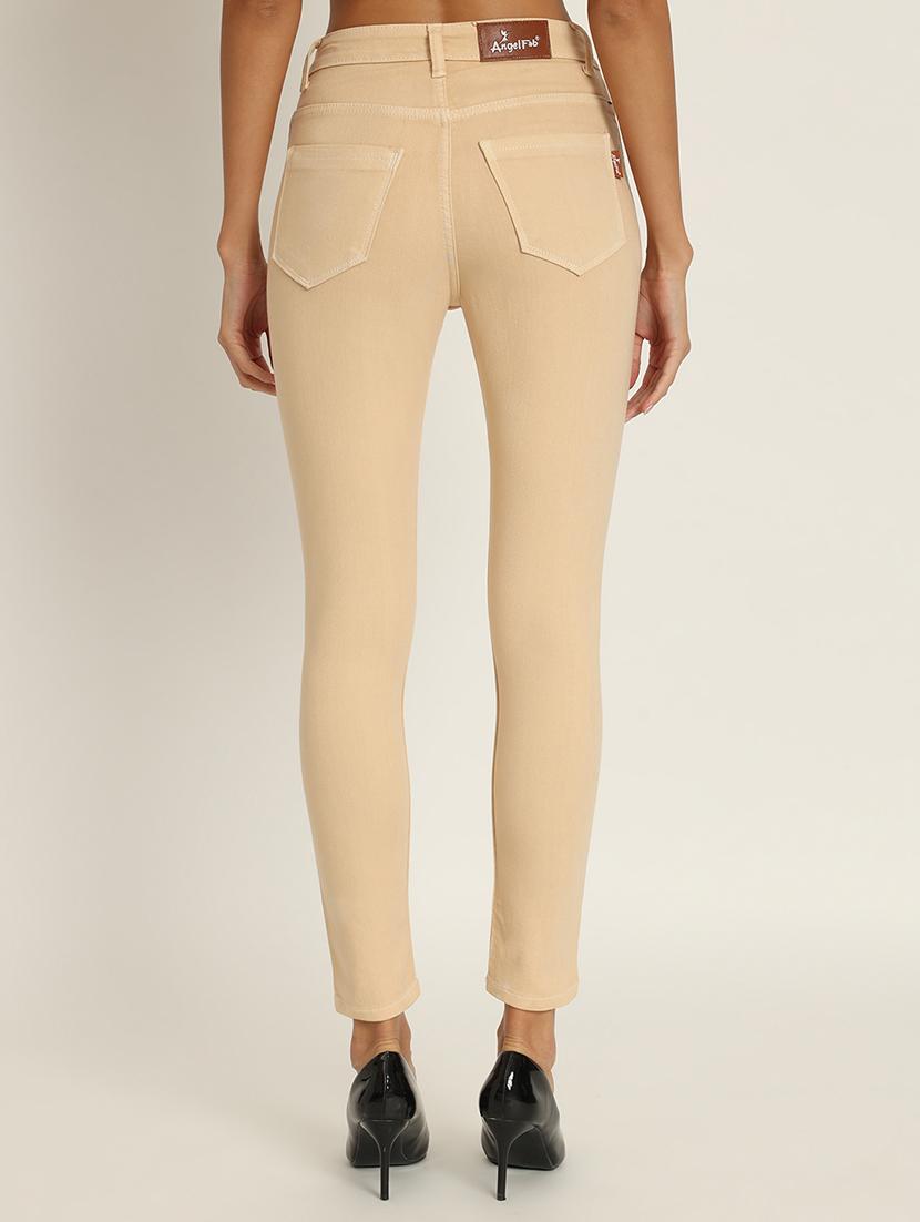 women's plain slim fit jeans - 20386554 - Standard Image - 2