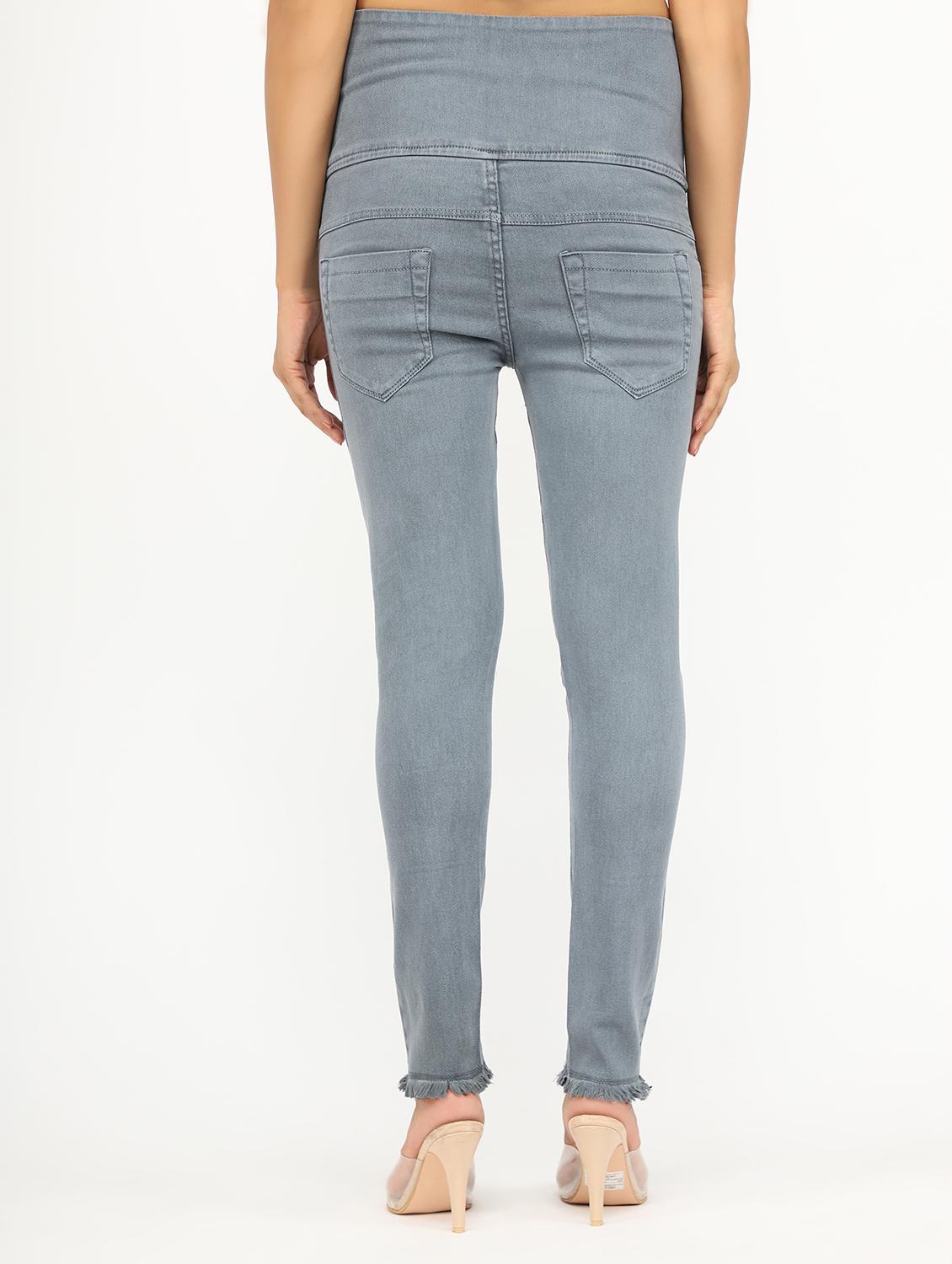women's plain slim fit jeans - 20386565 - Standard Image - 2