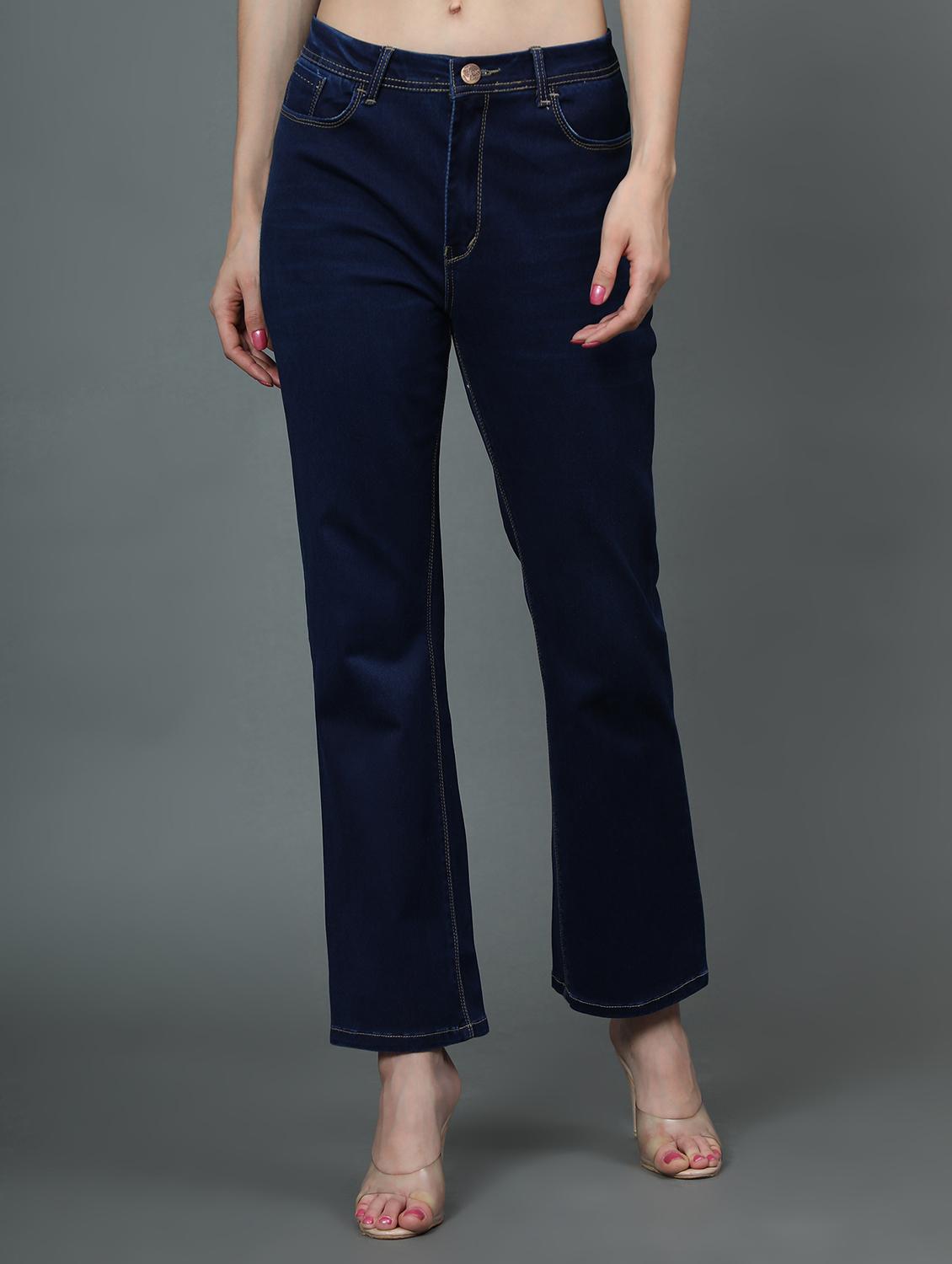 women's plain bootcut fit jeans - 20386580 -  Zoom Image - 0