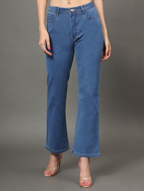 women's plain bootcut jeans - 20386582 -  Standard Image - 0