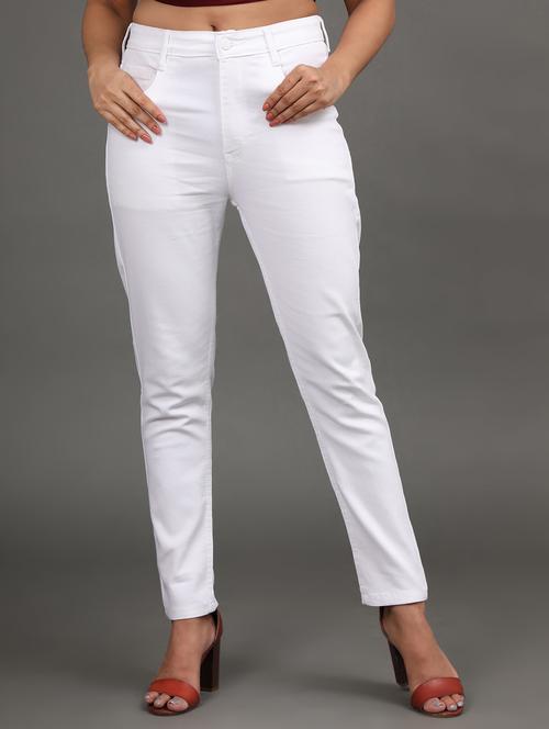 women's plain slim fit jeans - 20386600 -  Standard Image - 0