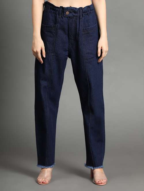 women's plain boyfriend fit jeans - 20386611 -  Standard Image - 0