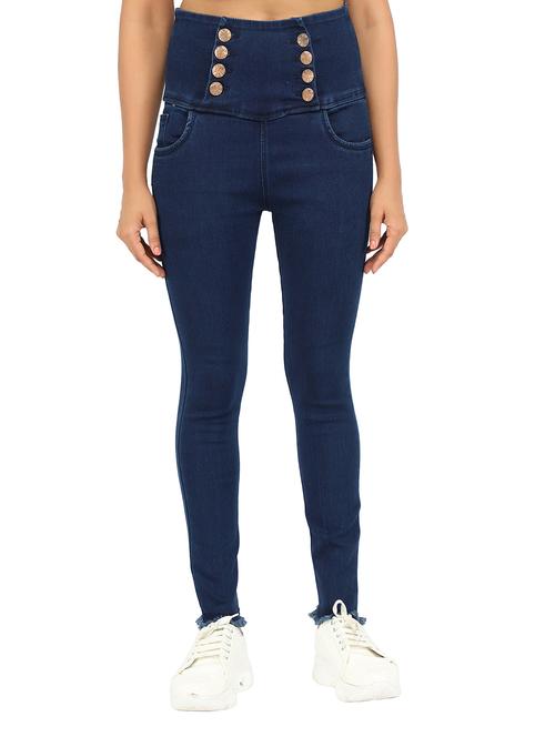 women's plain slim fit jeans - 20386646 - Standard Image - 0