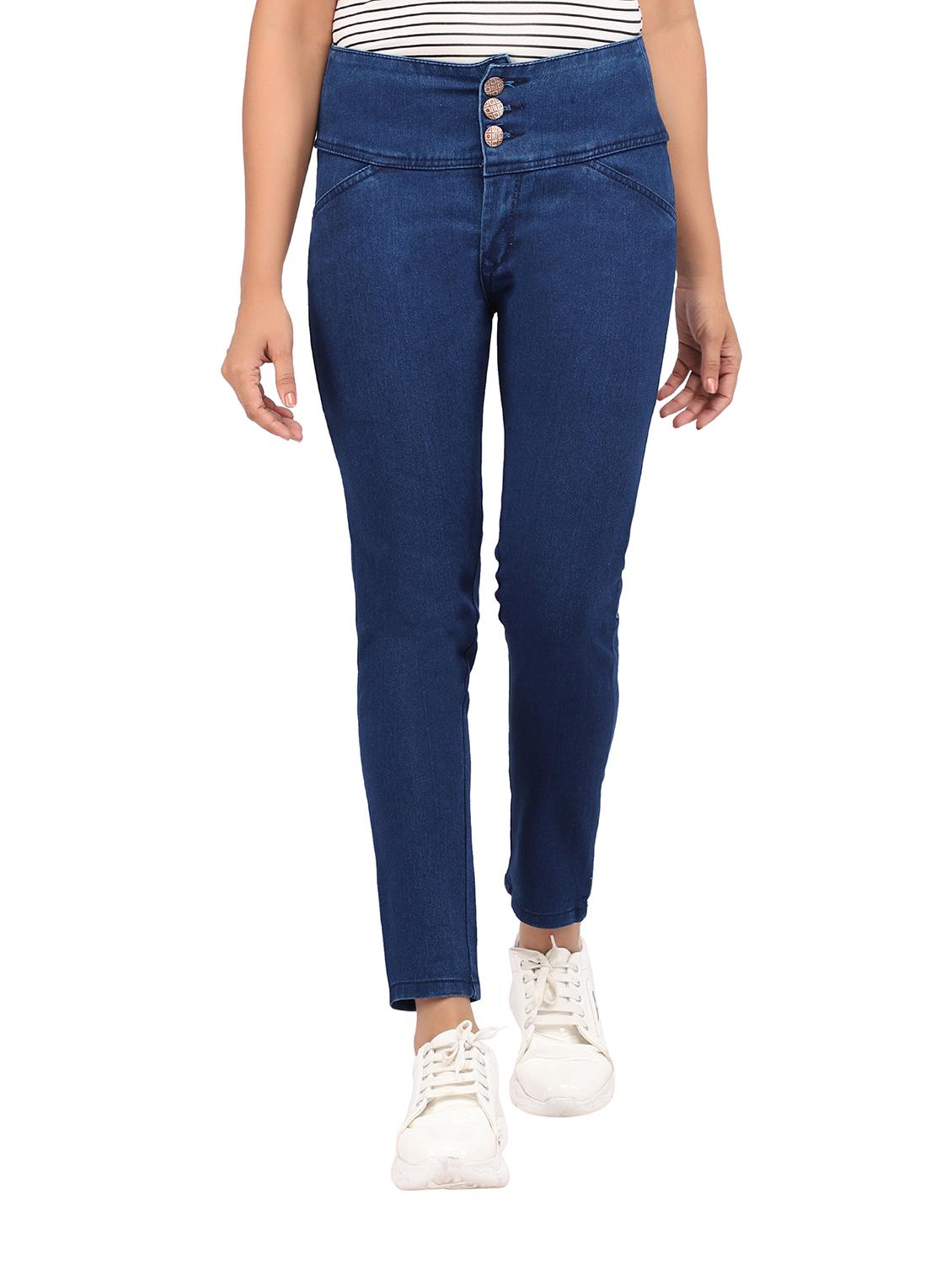women's plain slim fit jeans - 20386652 - Zoom Image - 0