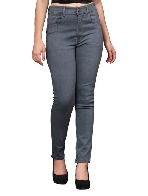 women's plain slim fit jeans - 20386662 - Standard Image - 0