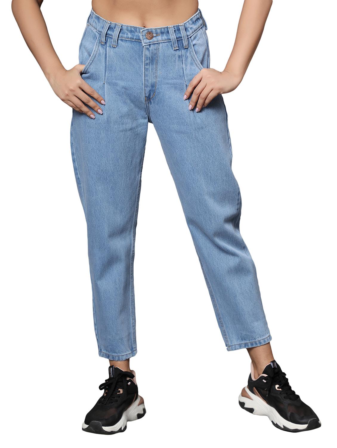 women's plain mom fit jeans - 20386690 - Zoom Image - 0