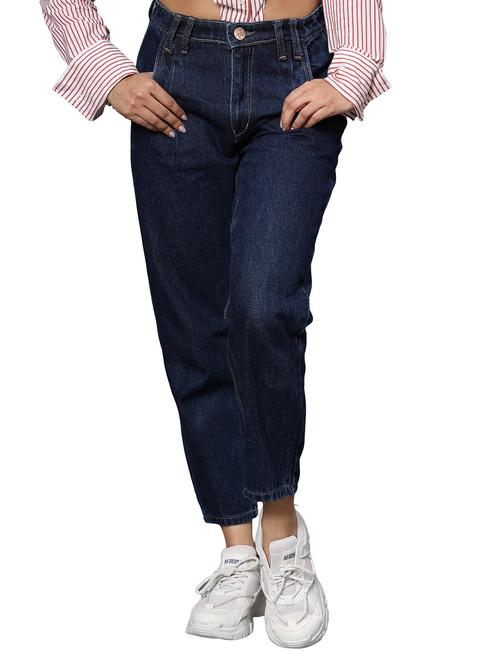 women's plain mom fit jeans - 20386691 - Standard Image - 0