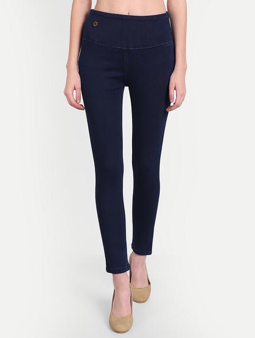 women blue denim jegging - 20386742 -  Standard Image - 0