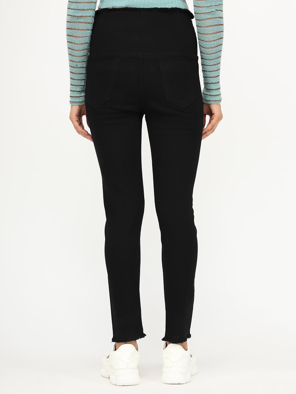 women black denim jegging - 20386775 - Standard Image - 2