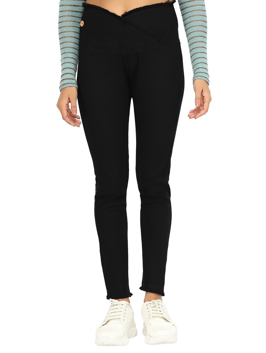 women black denim jegging - 20386803 -  Zoom Image - 0
