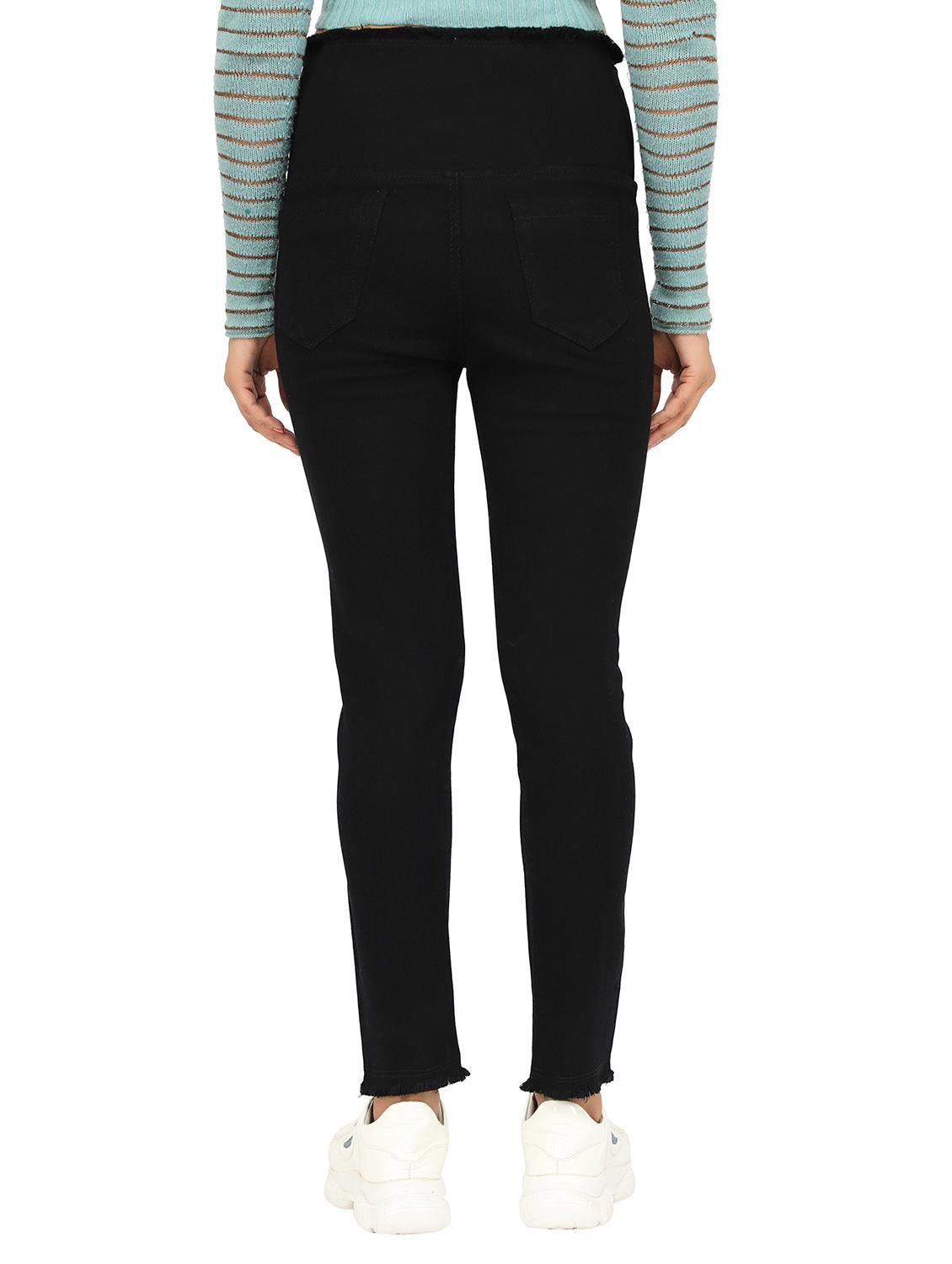 women black denim jegging - 20386803 - Standard Image - 2