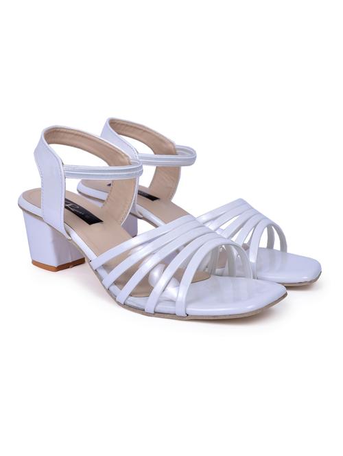 white ankle strap sandal - 20387783 - Standard Image - 0