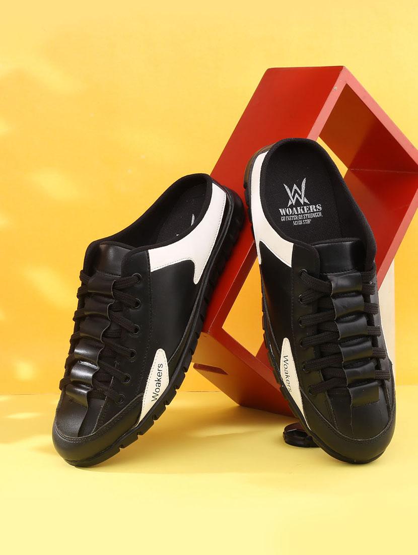 men color block black lace up sneaker - 20387866 - Zoom Image - 0