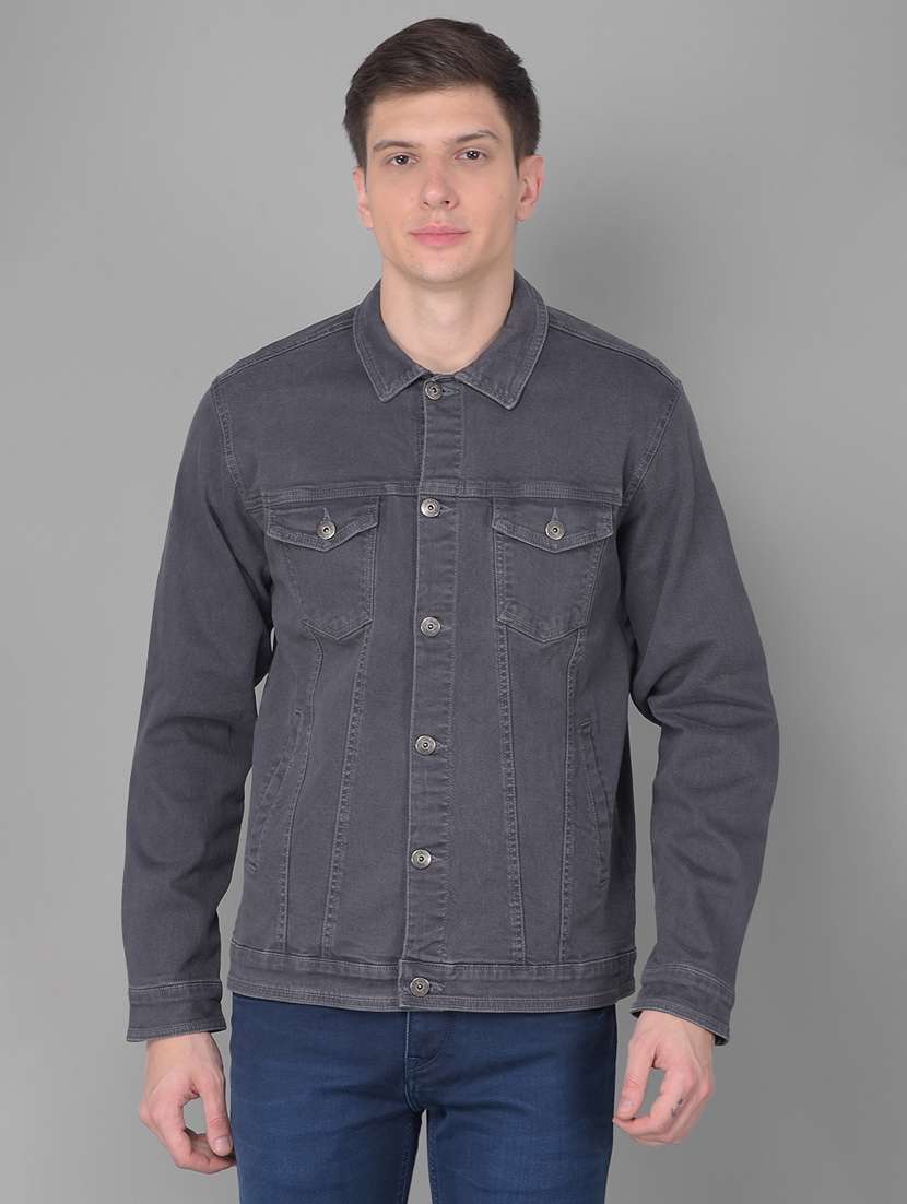 grey denim jacket