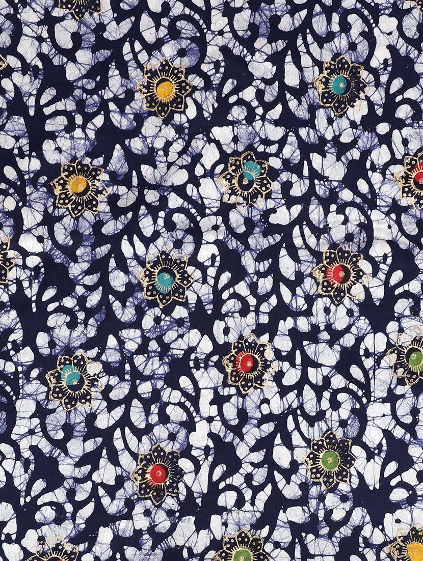 women blue floral unstitched suits - 20388481 - Standard Image - 2