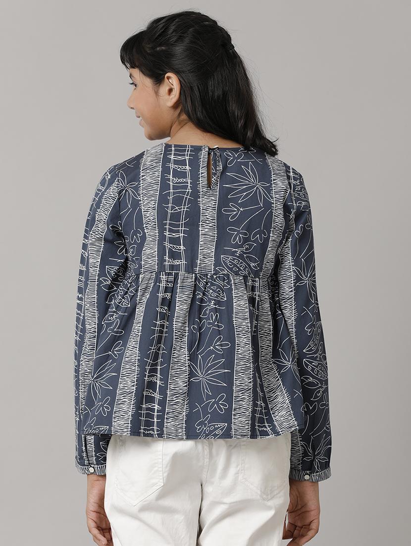 girls round neck top - 20388498 - Standard Image - 2