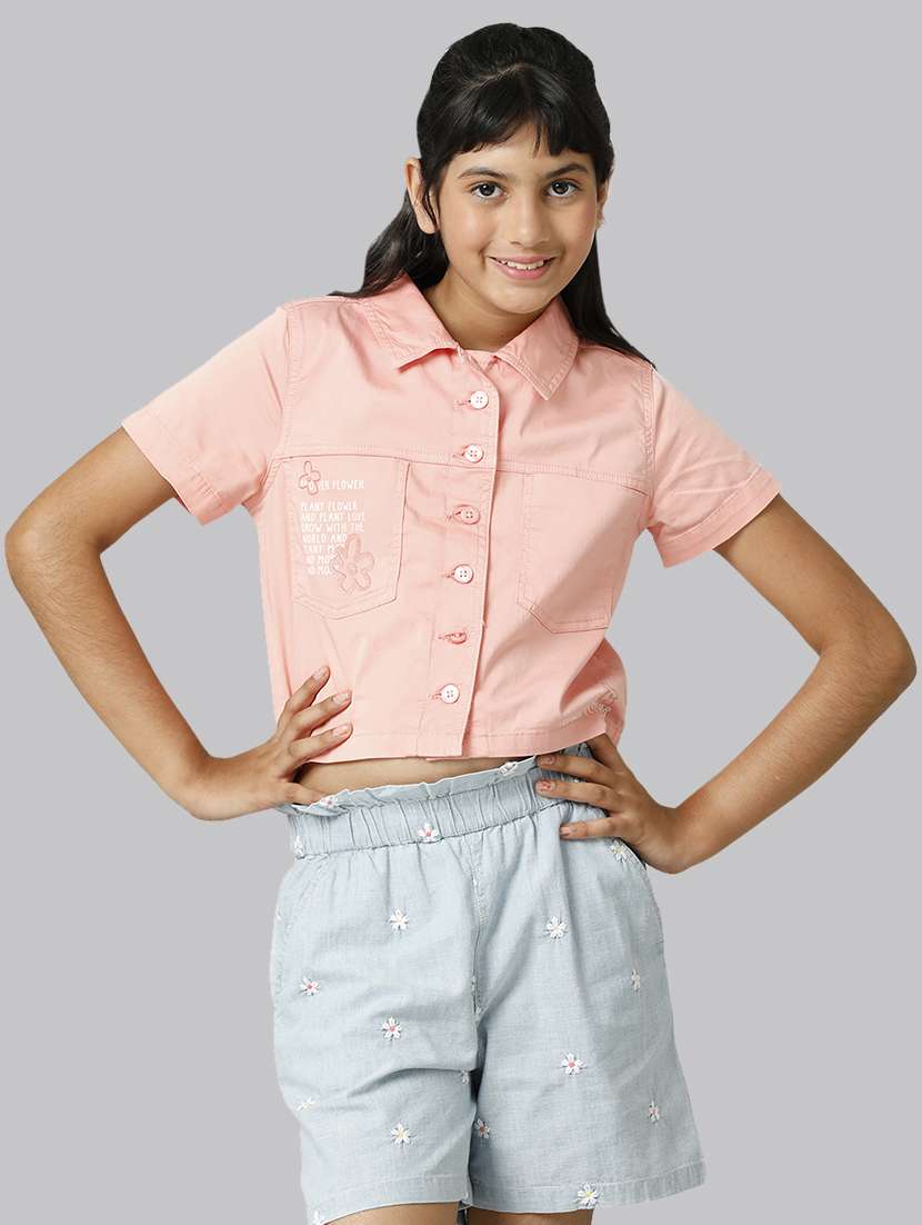 girls collared shirt