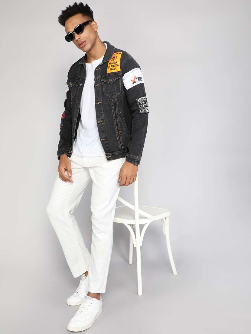 black denim jacket - 20388711 -  Standard Image - 2