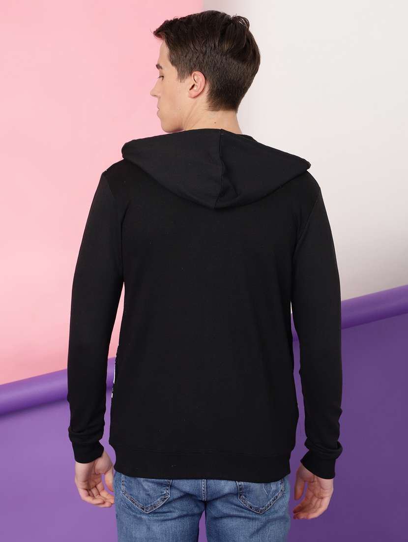 men printed long sleeve hooded sweatshirt - 20388744 -  Standard Image - 2